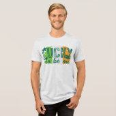 St. Patrick's Day Ierse vlag T-shirt (Voorkant volledig)