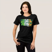 St. Patrick's Day Ierse vlag T-shirt (Voorkant volledig)