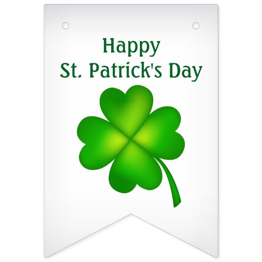 St. Patrick's Day Ierse vlaggen Vlaggetjes (Tweede vlag)