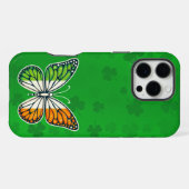 St. Patrick's Day Ierse vlinder iPhone Hoesje (Achterkant horizontaal)