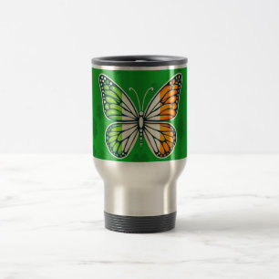 St. Patrick's Day Ierse vlinder Reisbeker