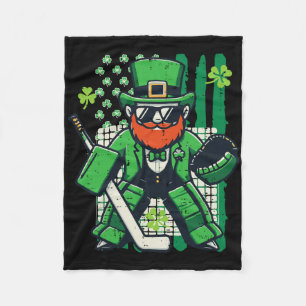 St Patricks Day IJshockey VS Vlag Saint Paddys Me Fleece Deken