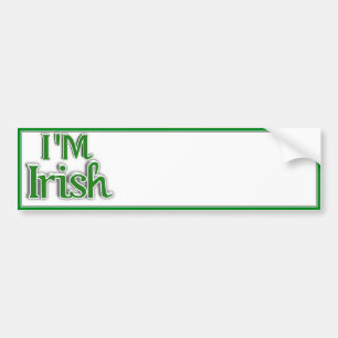 St. Patrick's Day - Ik ben Iers Bumpersticker