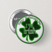 St. Patrick's Day - Ik ben Iers Ronde Button 5,7 Cm (Voorkant /achterkant)