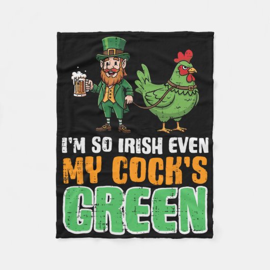 St. Patrick's Day Ik ben zo Iers dat zelfs mijn gr Fleece Deken (Voorkant)