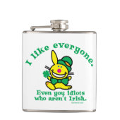 St Patrick's Day | Ik hou van iedereen Heupfles (Voorkant)