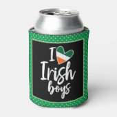 St. Patrick's Day Ik hou van Irish Boy Blikjeskoeler (Blikje Voorkant)