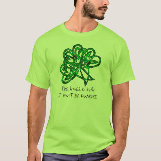St Patrick's Day in green T-shirt