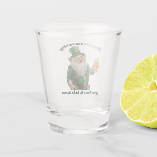 St. Patrick's Day in Lake Havasu, Az. Shot Glas (Achterkant)