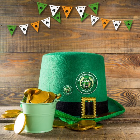 St. Patrick's Day in Montreal Ronde Button 6,0 Cm