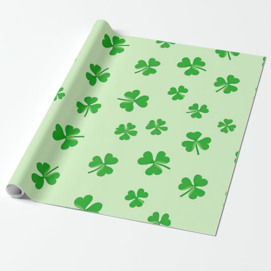 St. Patrick's Day inpakpapier (Uitgerold)