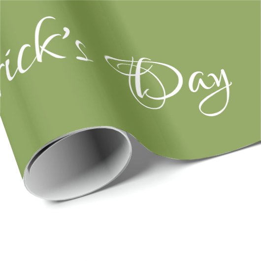 St. Patrick's Day Inpakpapier Bloemen (Rol Hoek)