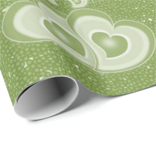 St. Patrick's Day Inpakpapier Hoeden Harten