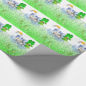 St. Patrick's Day Inpakpapier Ijsbeer (Hoek)