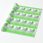 St. Patrick's Day Inpakpapier Ijsbeer (Uitgerold)