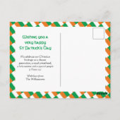 ST PATRICK'S DAY Inspirerend Quote Briefkaart (Achterkant)