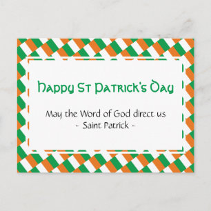 ST PATRICK'S DAY Inspirerend Quote Briefkaart