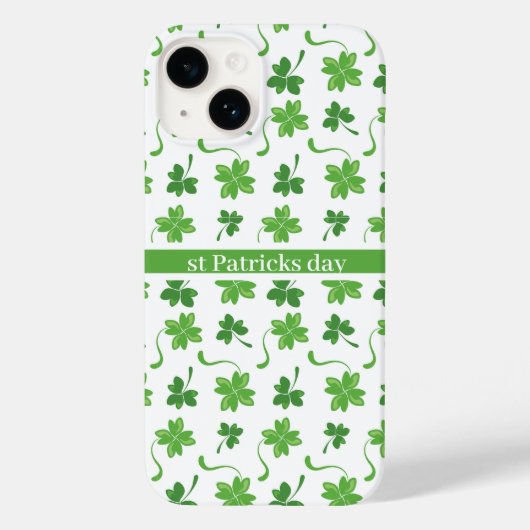 st patricks day iPhone case (Achterkant)