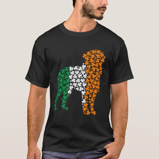 St Patricks Day Ireland Berner Mountain Dog T-shirt (Voorkant)