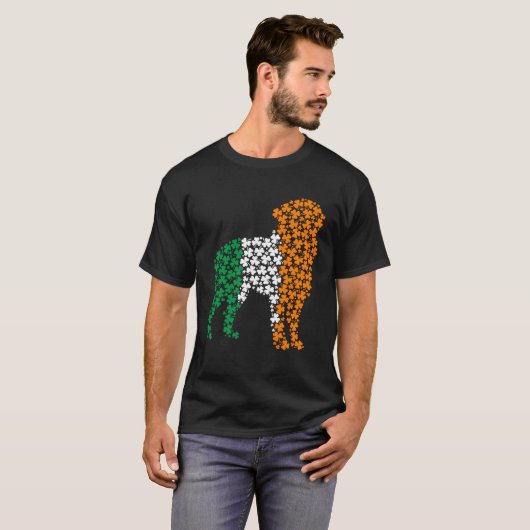 St Patricks Day Ireland Berner Mountain Dog T-shirt (Voorkant volledig)