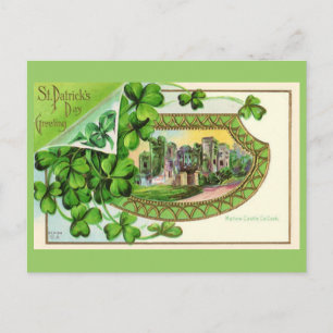 St. Patrick's Day  Ireland Castle Briefkaart