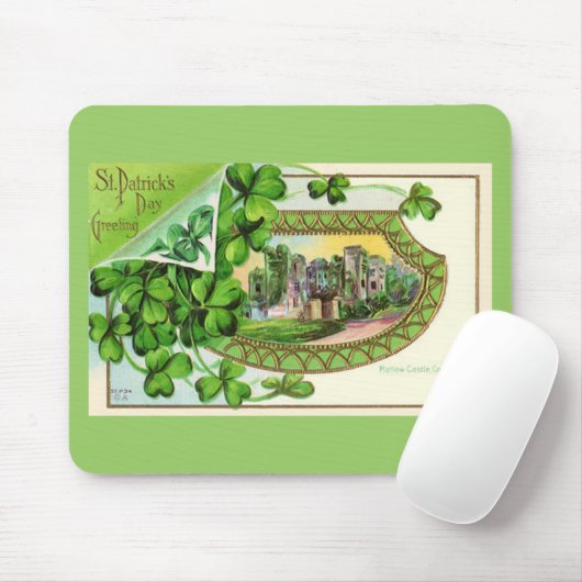 St. Patrick's Day Ireland Castle Muismat (Met muis)