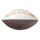 St Patrick's Day Ireland Flag Shamrock Custom Name American Football (Gedraaid 270)