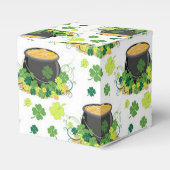 St Patricks Day Ireland Green Clover Leprechaun Bedankdoosjes (Voorkant Zijde)