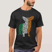 St Patricks Day Ireland Irish Corgi Dog T-shirt (Voorkant)