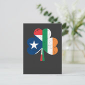 St Patricks Day Ireland Puerto Rican Briefkaart (Staand voorkant)