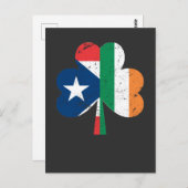 St Patricks Day Ireland Puerto Rican Briefkaart (Voorkant / Achterkant)