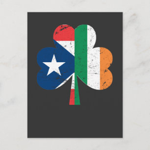 St Patricks Day Ireland Puerto Rican Briefkaart
