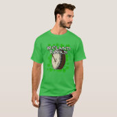 St Patricks Day Ireland Rocks Irish Bodhran Drums T-shirt (Voorkant volledig)