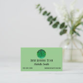 St. Patrick's Day Irish 4 Leaf Clover Retro Visitekaartje (Staand voorkant)