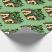 St. Patrick's Day Irish AF Irish Marquee Lights Cadeaupapier (Hoek)