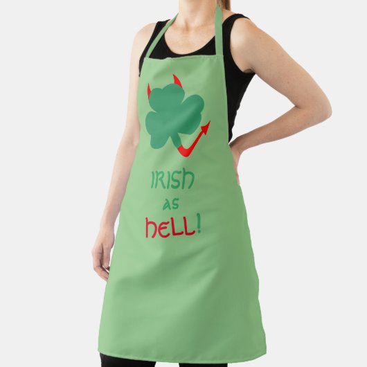 St. Patricks Day Irish as Hell Shamrock Schort (Insitu)