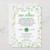 St Patrick's Day Irish Baby Sprinkle Shower Kaart (Voorkant)