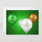 St. Patrick's Day Irish Balloons - Briefkaart (Voorkant / Achterkant)