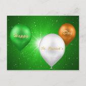 St. Patrick's Day Irish Balloons - Briefkaart (Voorkant)