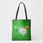 St. Patrick's Day Irish Balloons - Canvas tas (Voorkant)