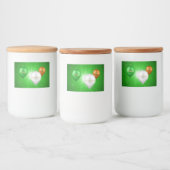 St. Patrick's Day Irish Balloons - Container Label Voedselcontainer Etiket (Flessen)