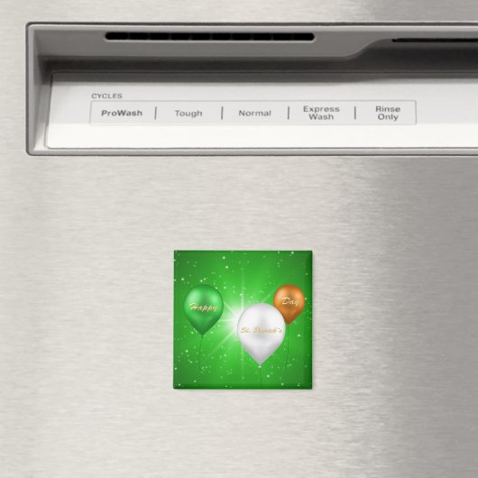 St. Patrick's Day Irish Balloons - Magnet (Insitu (Vaatwasser))