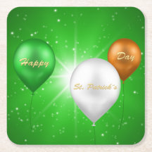 St. Patrick's Day Irish Balloons - Paper Onderzett