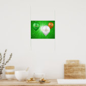 St. Patrick's Day Irish Balloons - Poster Print (Keuken)