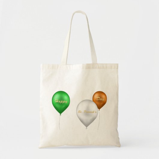 St. Patrick's Day Irish Balloons Tote Bag (Voorkant)