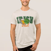 St. Patrick's Day Irish Beer Clover Dad T-shirt (Voorkant)