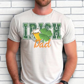 St. Patrick's Day Irish Beer Clover Dad T-shirt