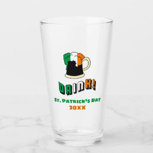 St Patricks Day Irish Beer Cute Funny Pint Glas