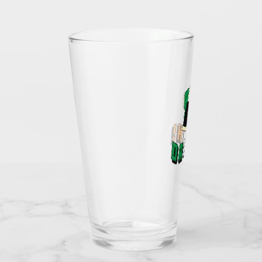 St Patricks Day Irish Beer Funny Pint Glas (Rechts)