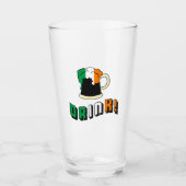 St Patricks Day Irish Beer Funny Pint Glas (Voorkant)
